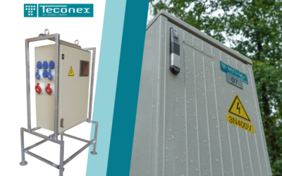 Teconex: coffrets de chantier et armoires de trottoir